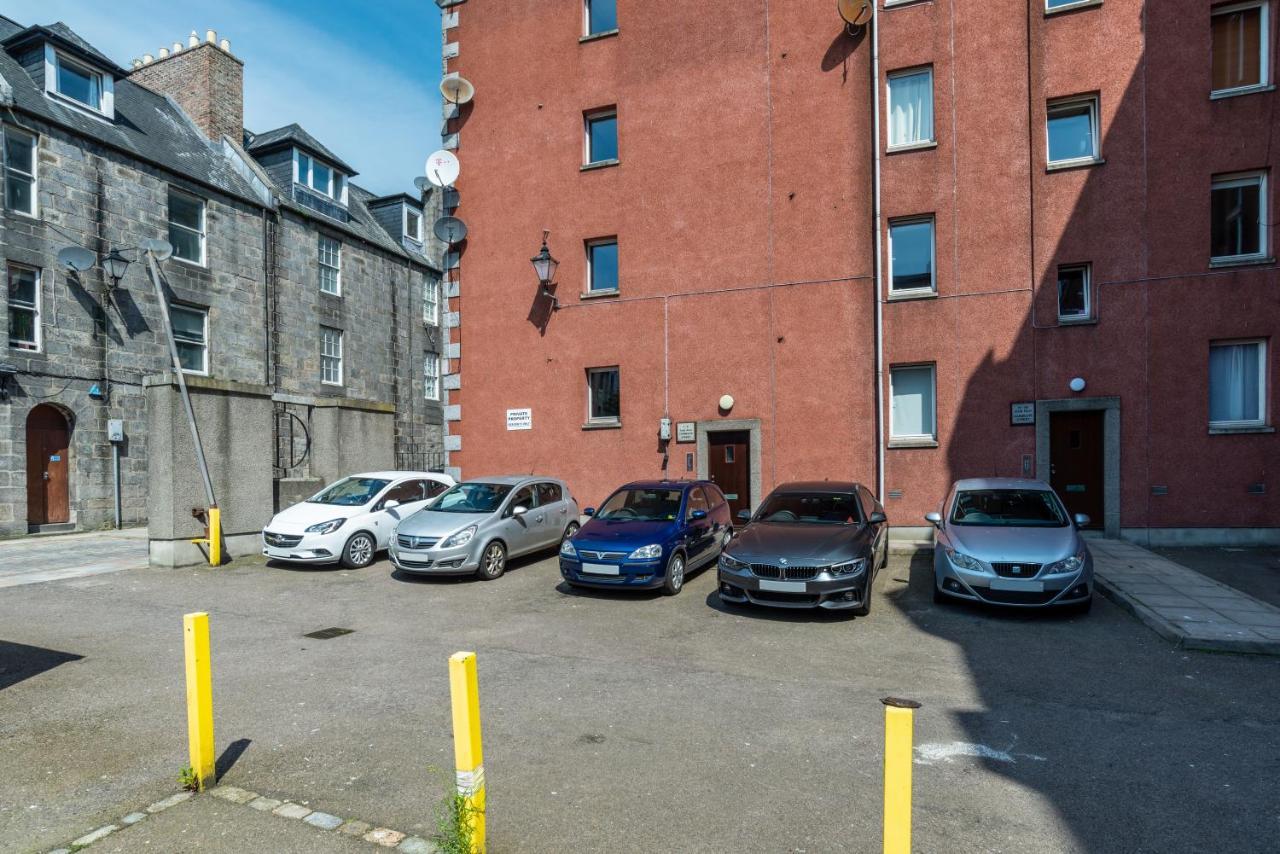 Ferienwohnung Historic Location, Private Parking, Ground Floor Luxury Flat Aberdeen Exterior foto